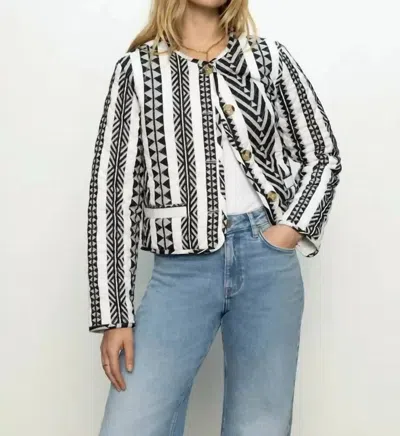 Sanctuary Crafted Coco Jacket In Crafted Stripe