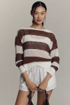 Sanctuary Open Knit Sweater In Multicolor