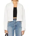 Sanctuary Cropped Paper Boy Jacket In Bleached White In White