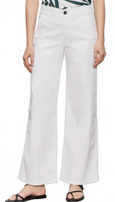 Sanctuary Cruiser Full Length Pants In Powdered Sugar In White