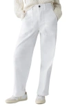 Sanctuary Cruiser Stretch Cotton Barrel Chinos In Chalk