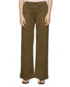 Sanctuary Voyage High Waist Crop Straight Leg Jeans In Brown