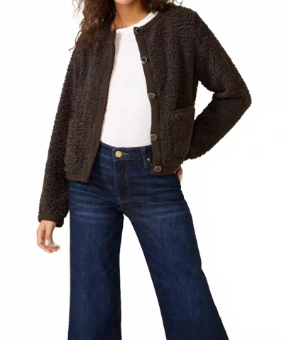 Sanctuary Cuddle Up Cardigan In Semi Sweet In Brown