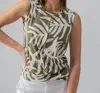 Sanctuary Printed Twist Front Top In Multi