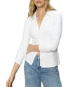 Sanctuary Daydreamer Knit Shirt In White
