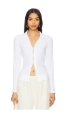 Sanctuary Daydreamer Knit Shirt In White