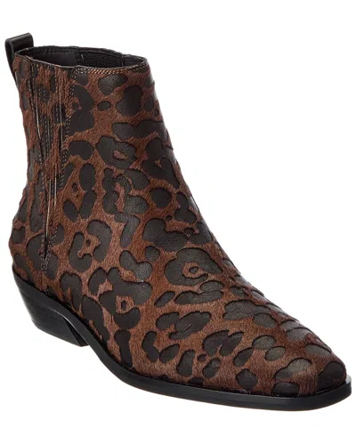 Sanctuary Demi Haircalf Bootie In Brown