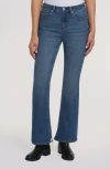 Sanctuary Denim Lyra Side Slit Bootcut Jeans In Blue