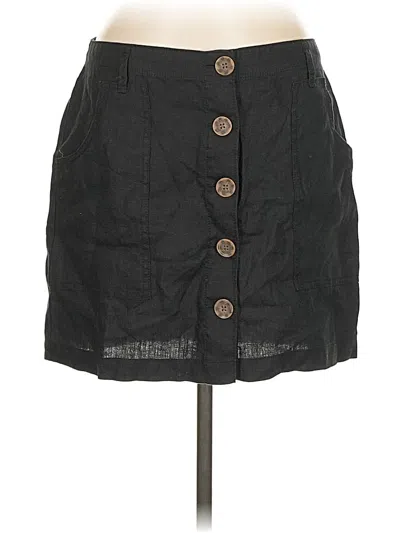 Pre-owned Sanctuary Denim Skirt In Black