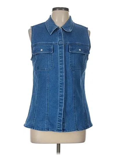 Pre-owned Sanctuary Denim Vest In Blue