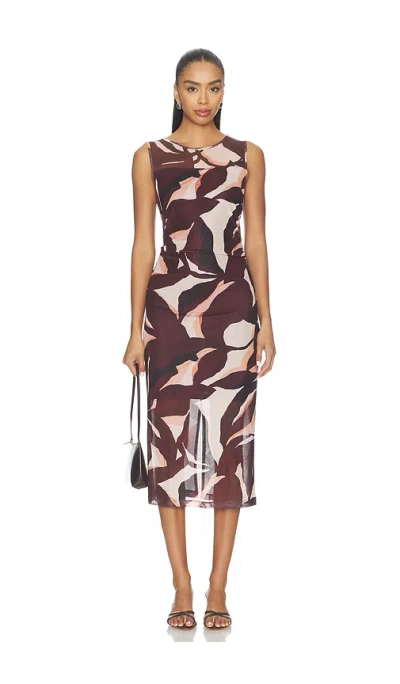 Sanctuary Desire More Mesh Cinch Dress In Multi