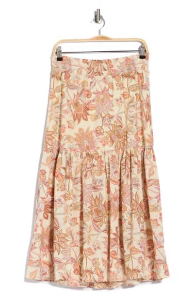 Sanctuary Dinner Party Cotton Skirt In Neutral