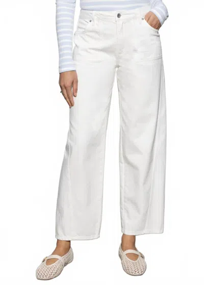 Sanctuary District Column Ankle Jean In Bleached White