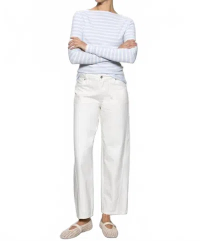 Sanctuary District Column Ankle Jean In Whitle In White