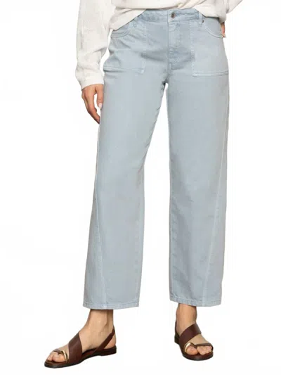 Sanctuary District Column Ankle Jeans In Blue Mirage