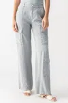 Sanctuary Womens Pocket Lyocell Cargo Pants In Multi
