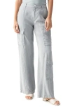 Sanctuary Womens Pocket Lyocell Cargo Pants In Eucalyptus