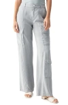 Sanctuary Womens Pocket Lyocell Cargo Pants In Eucalyptus
