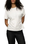 Sanctuary Dolman Sleeve Organic Cotton T-shirt In White
