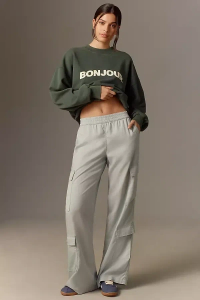 Sanctuary Down To Earth Cargo Pants In Blue