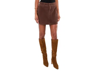 Sanctuary Downtown Corduroy Skirt Women's Skirt Burnt Cocoa: 24, Corduroy/cotton In Brown
