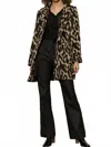 Sanctuary Downtown Button Front Jacket In Leopard Mirage In Multi