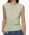 Sanctuary Draped Tank In Mosaic In Multi