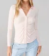 Sanctuary Dreamgirl Button Up Top In Rose Essence