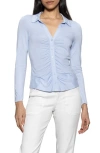 Sanctuary Dreamgirl Button-up Top In Sky Blue