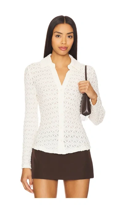 Sanctuary Dreamgirl Lace Top In Gray