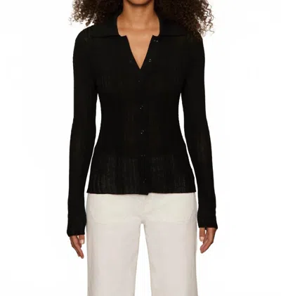 Sanctuary Dreamy Cable Shirt In Black