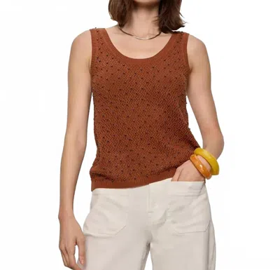 Sanctuary Dune Studded Tank Top In Ancient Clay In Multi