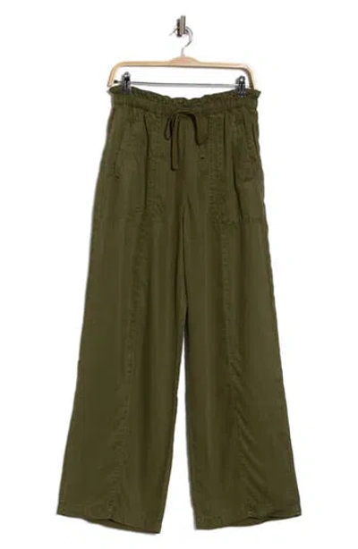 Sanctuary East To West Wide Leg Pants In Green