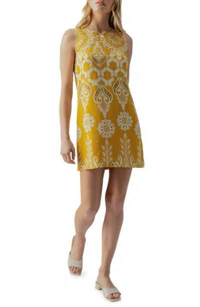 Sanctuary Easy Print Sleeveless Shift Minidress In Summer Hon