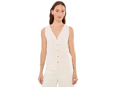 Sanctuary Easy Textured Tanks Women's Clothing Collagen: Xs (us 2) In White