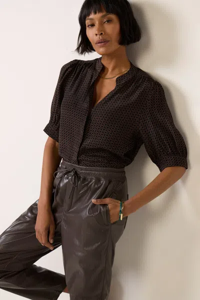 Sanctuary Eden Button Blouse In Black