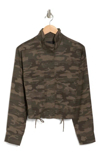 Sanctuary Elanor Tencel® Lyocell Utility Jacket In Mother Nature Camo