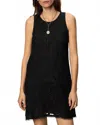 Sanctuary Embroidered Blooms Mini Dress In Black