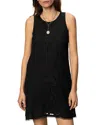 Sanctuary Embroidered Blooms Mini Dress In Black