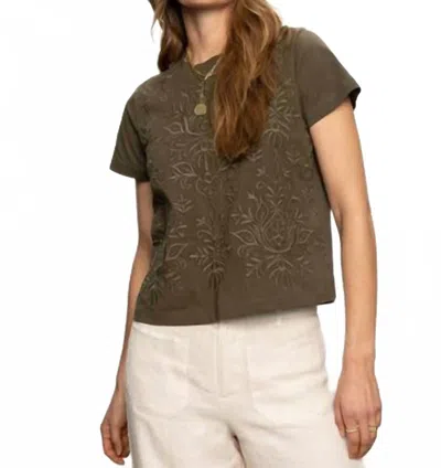 Sanctuary Embroidered Perfect Tee In Kalamata