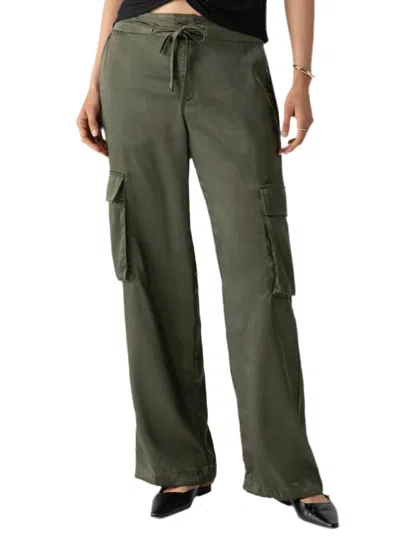 Sanctuary Eve Cargo Pants In Dark Olive In Green