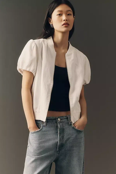 Sanctuary Everly Linen Jacket In White