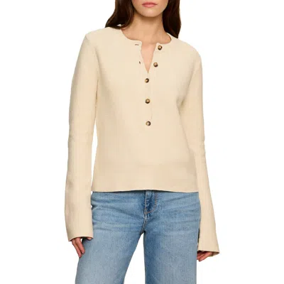 Sanctuary Everyday Henley Sweater In Neutral