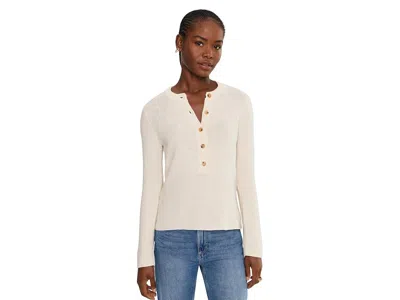 Sanctuary Everyday Henley Sweater Women's Sweater Bone: Sm (us 4-6), Cotton In Neutral