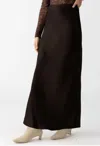 Sanctuary Everyday Satin Midi Skirt In Brown