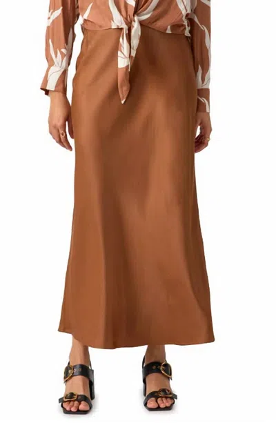 Sanctuary Everyday Maxi Skirt In Mocha Mousse In Multi