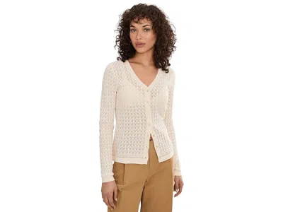 Sanctuary Everyday Pointelle Cardigan In White