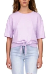 Sanctuary Everyday Tie Front Top In Washed Taf