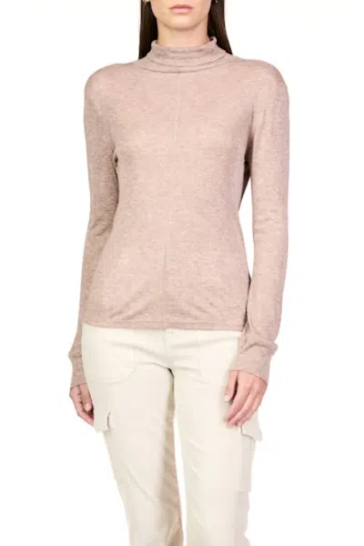 Sanctuary Exposed Seam Sweater In Heather Feather In Multi