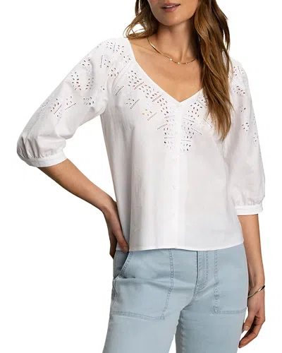 Sanctuary Fallen Blooms Top In White